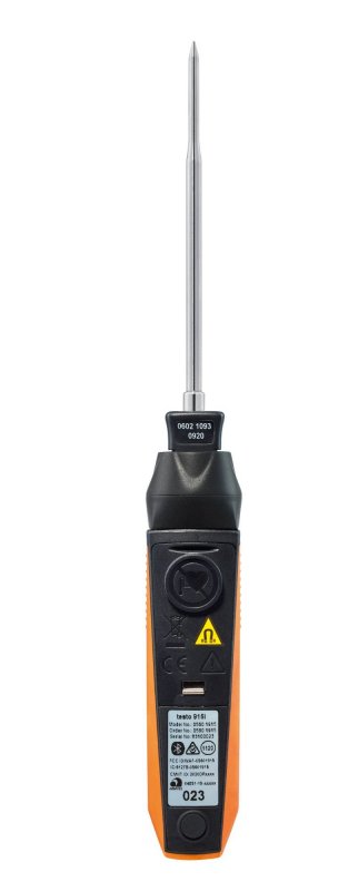 Testo 915i - Bezdrôtový teplomer s ponorna/vpicha sonda -50 až +400 °C